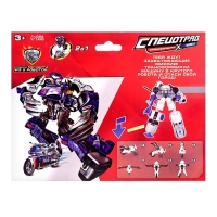 Робот &laquo;Полицейский мотоцикл&raquo;, трансформируется