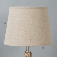 Лампа настольная 16385/1 E14 40Вт бежевый 22х22х37 см RISALUX