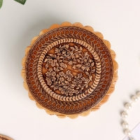 Шкатулка "Вьюнок", 100 х 40 мм, береста Шкатулка "Вьюнок", 100 х 40 мм, береста