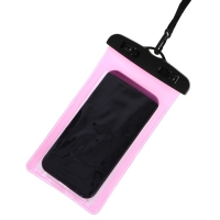 Водонепроницаемый чехол для телефонов Luazon, размер 20х10.5 см, розовый Водонепроницаемый чехол для телефонов Luazon, размер 20х10.5 см, розовый