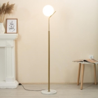 Торшер 16667/1 E27 40Вт черно-золотой 30х27х160 см