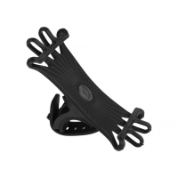 Держатель телефона для мото на руль, вращение 360, черный Держатель телефона для мото на руль, вращение 360, черный