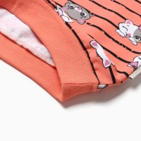 Комплект для девочки (свитшот, брюки), цвет коралловый, рост 98 см Комплект для девочки (свитшот, брюки), цвет коралловый, рост 98 см