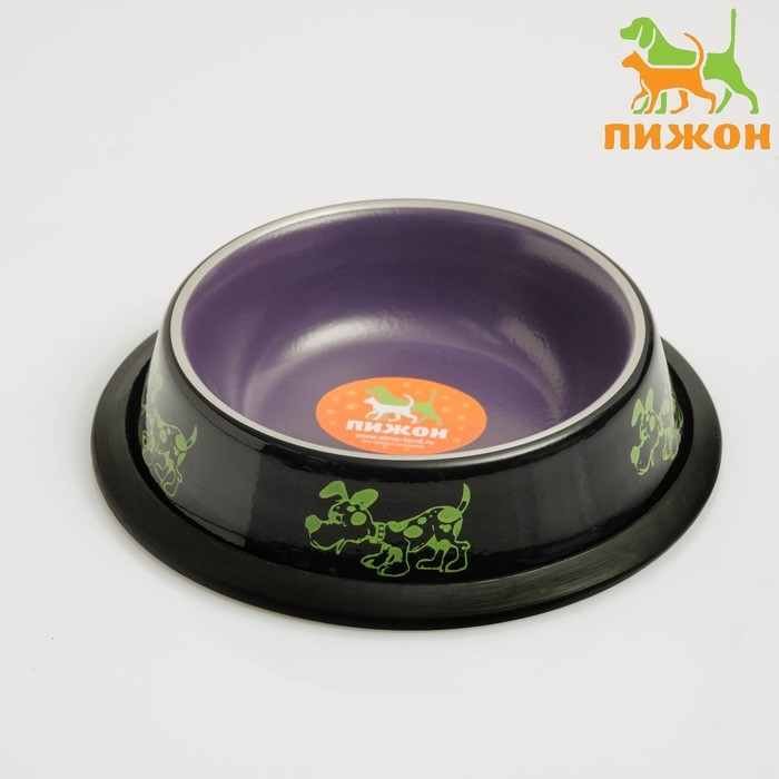 Миска с нескользящим основанием, 230 мл, двухцветная Миска с нескользящим основанием, 230 мл, двухцветная