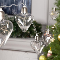 Гирлянда «Нить» 3 м с насадками «Лампочки сердца», IP20, прозрачная нить, 80 LED, свечение мульти, 8 режимов, 220 В Гирлянда «Нить» 3 м с насадками «Лампочки сердца», IP20, прозрачная нить, 80 LED, свечение мульти, 8 режимов, 220 В