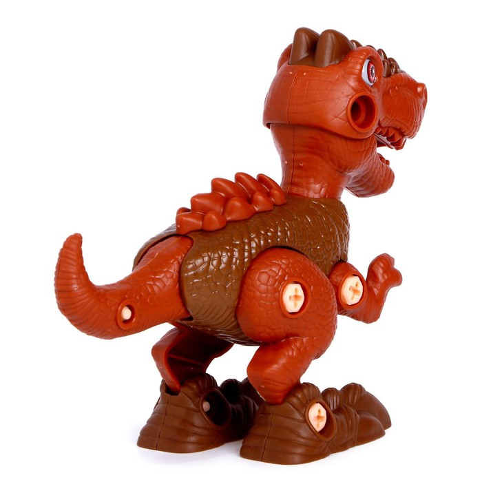 Конструктор винтовой &laquo;Велоцераптор&raquo;, с электрическим шуруповёртом, 19 деталей