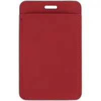 Чехол для пропуска Shall Simple, красный Чехол для пропуска Shall Simple, красный