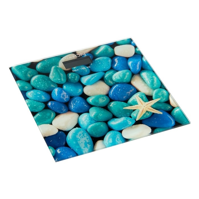 Весы напольные Luazon LVE-005 Весы напольные Luazon LVE-005 "Камни", электронные, до 180 кг, 2хAAА (не в комплекте)