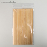 Набор бамбуковых трубочек для коктейлей &laquo;Панда&raquo;, 20&times;0,3 см