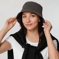 Панама Sombra, темно-серая