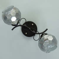 Люстра "Саманта" 2хЕ27 40Вт черный 33х33х26 см BayerLux