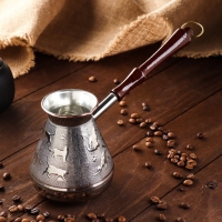 Турка для кофе медная «Кошки», 0,5 л Турка для кофе медная «Кошки», 0,5 л