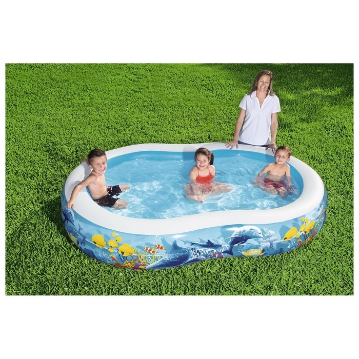 Бассейн надувной &laquo;Подводный мир&raquo;, 262 х 157 х 46 см, от 3 лет, 54118 Bestway