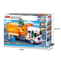 Конструктор Город &laquo;Мусоровоз с боковой загрузкой&raquo;, 326 деталей