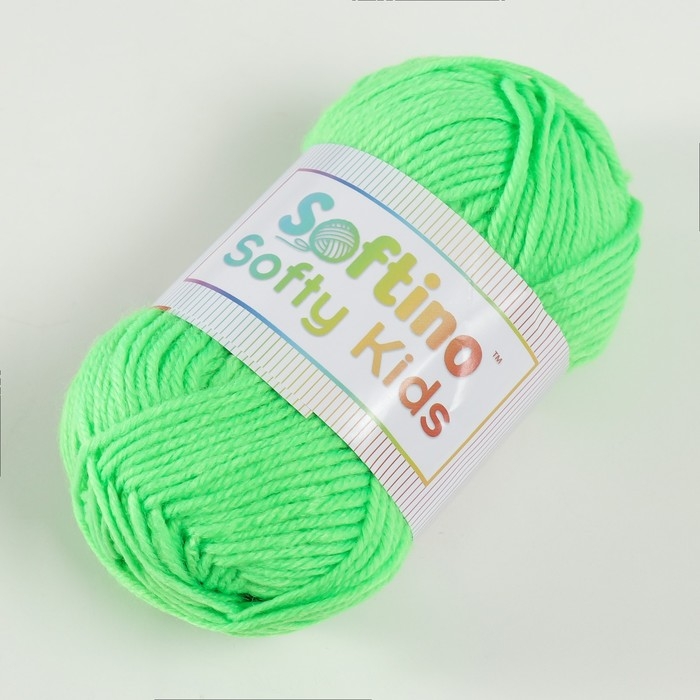 Пряжа 100% акрил "Softy Kids" 90м &plusmn;5м 50 гр цвет 40 фисташка