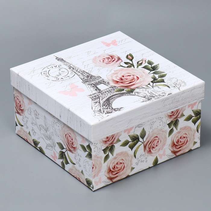 Набор коробок 10 в 1, упаковка подарочная, «Шебби», 10.2 х 10.2 х 6‒28.2 х 28.2 х 15 см Набор коробок 10 в 1, упаковка подарочная, «Шебби», 10.2 х 10.2 х 6‒28.2 х 28.2 х 15 см