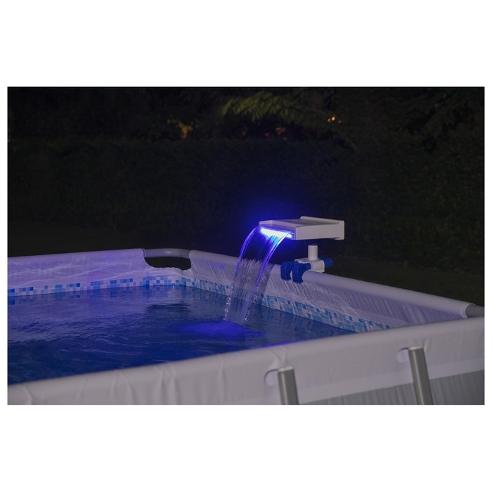 Водопад светодиодный для бассейнов (переходник для шланга на 32-38 мм) 58619