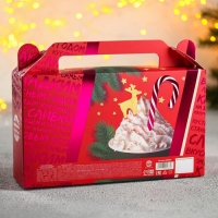 Набор &laquo;С новым годом&raquo;: горячий шоколад 25 г х 5 шт., маршмеллоу 50 г., печенье с предсказаниями 24 г.