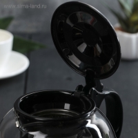 Чайник заварочный «Бетти», 800 мл, с ситечком, цвет черный Чайник заварочный «Бетти», 800 мл, с ситечком, цвет черный