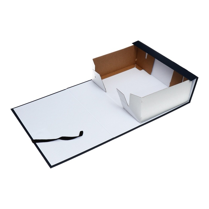 Короб архивный с завязками А4, Calligrata, 100 мм бумвинил, до 800 листов, синий Короб архивный с завязками А4, Calligrata, 100 мм бумвинил, до 800 листов, синий