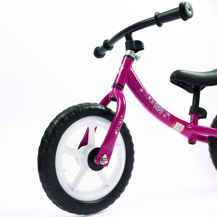 Беговел 12 Беговел 12", детский облегченный, 3+ «Кошечка Мэри», цвет фиолетовый