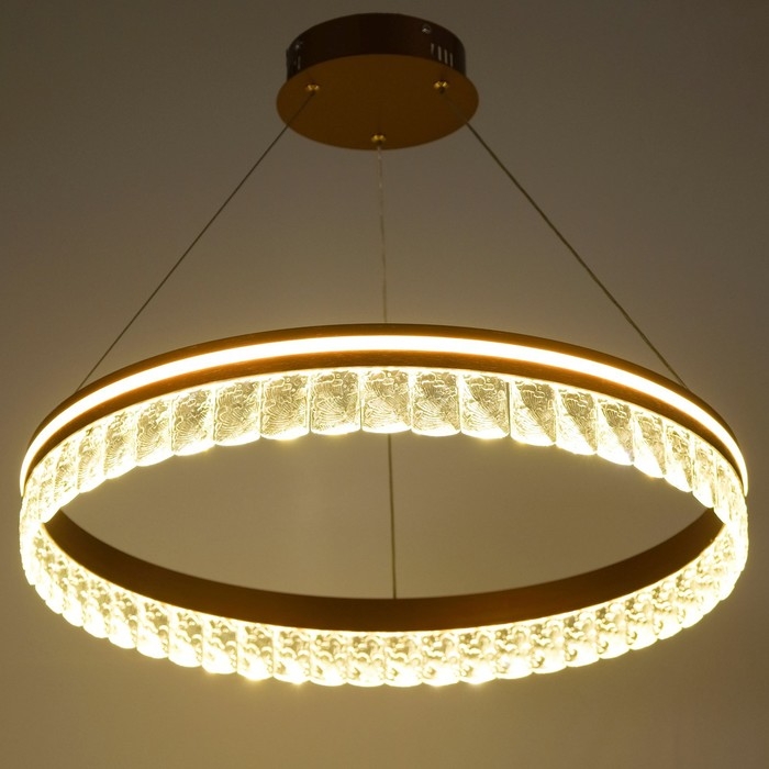 Светильник "Джес" LED 150Вт золото 58х58х9 см BayerLux