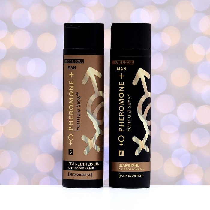 Подарочный набор косметики мужской Formula Sexy №8, гель для душа, 250 мл+шампунь, 250 мл (по мотивам 1 Million (P.Rabanne)