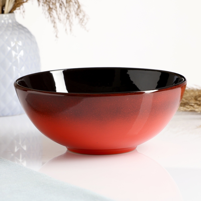 Салатник Салатник "Удачный средний" 1л / 18х7,5см, красный