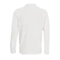 Рубашка поло с длинным рукавом Prime LSL, белая, размер M