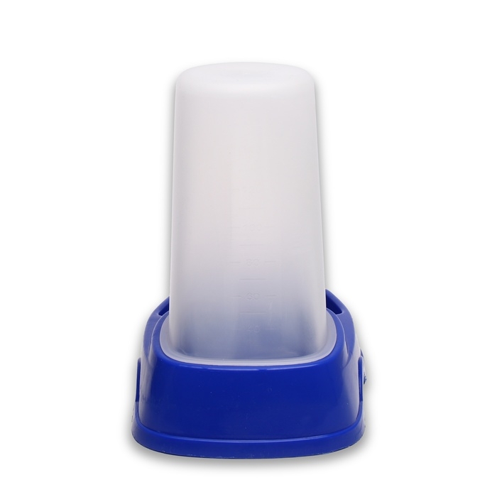 Автопоилка/автокормушка с мерным делением, 1,3 л, синяя