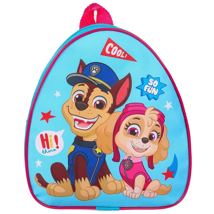 Рюкзак детский, 23х21х10 см, Щенячий патруль