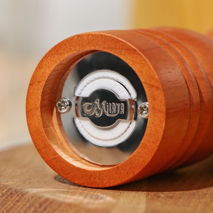 Набор для специй Доляна &laquo;Дуэт&raquo;, 16,5 см, 2 мельницы, акация