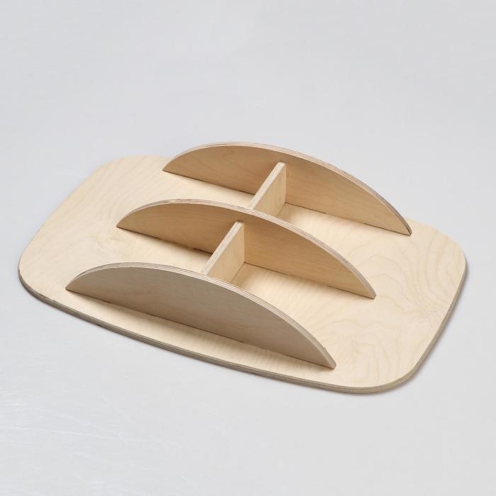 Доска балансировочная балансборд малая "Лев", 50&times;33х0,9 см