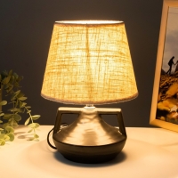 Настольная лампа "Амето" Е27 40Вт черный 20х20х29 см RISALUX Настольная лампа "Амето" Е27 40Вт черный 20х20х29 см RISALUX