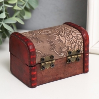 Шкатулка дерево сундучок "Розарий" 6,3х8,8х6,5 см Шкатулка дерево сундучок "Розарий" 6,3х8,8х6,5 см