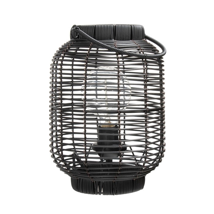 Настольная лампа "Бурмис" Е27 15Вт черный 22х22х30 см RISALUX