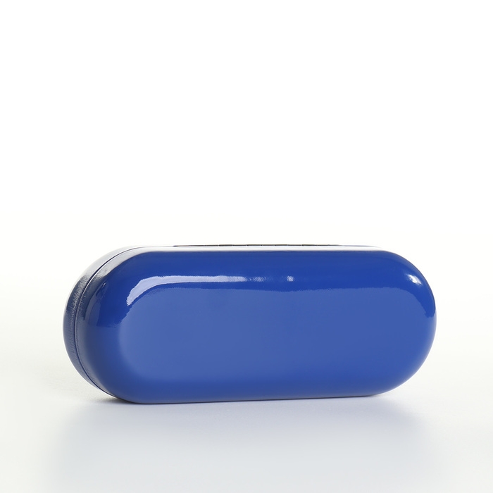 Футляр для очков на хлопушке, длина 16 см, цвет синий Футляр для очков на хлопушке, длина 16 см, цвет синий