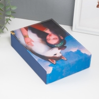 Шкатулка кожзам для украшений с зеркалом "Девушка с хаски" 15х21,5х5,5 см Шкатулка кожзам для украшений с зеркалом "Девушка с хаски" 15х21,5х5,5 см