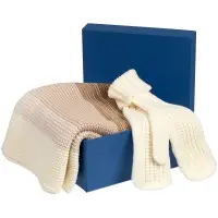 Коробка Satin, большая, синяя Коробка Satin, большая, синяя