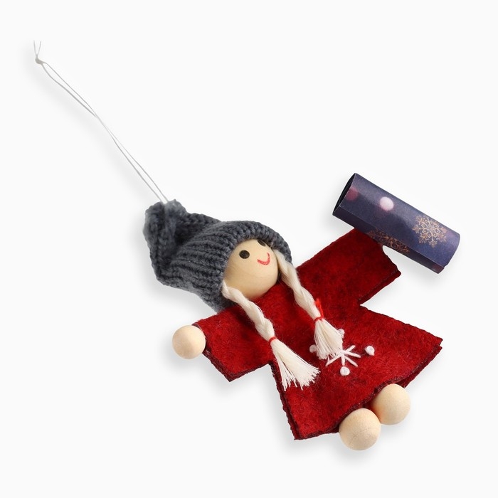 Ёлочная игрушка новогодняя &laquo;Приятные встречи&raquo;, на Новый год, 7 х 6 х 3 см