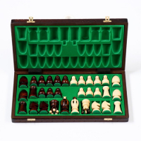 Шахматы польские деревянные большие Madon "Королевские", 44 х 44 см, король h-8 см Шахматы польские деревянные большие Madon "Королевские", 44 х 44 см, король h-8 см