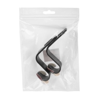 Крючок на подголовник с собакой, набор 2 шт, черный Крючок на подголовник с собакой, набор 2 шт, черный