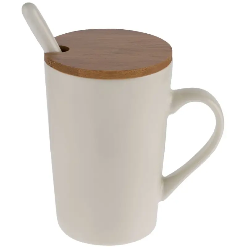 Кружка Parley с ложкой и бамбуковой крышкой Кружка Parley с ложкой и бамбуковой крышкой