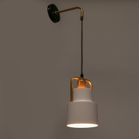 Бра 1657/1wWT E27 40Вт бело-золотой 13х18х55 см