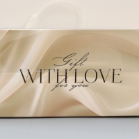 Коробка для капкейка, кондитерская упаковка, 6 ячеек &laquo;Подарок с любовью&raquo;, 23 х 16 х 7.5 см