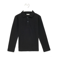 Джемпер (поло) детский MINAKU цвет черный, рост 128 Джемпер (поло) детский MINAKU цвет черный, рост 128