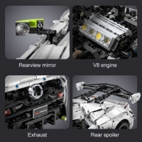 Конструктор Техно &laquo;Спорткар&raquo;, 4346 деталей, масштаб 1:8