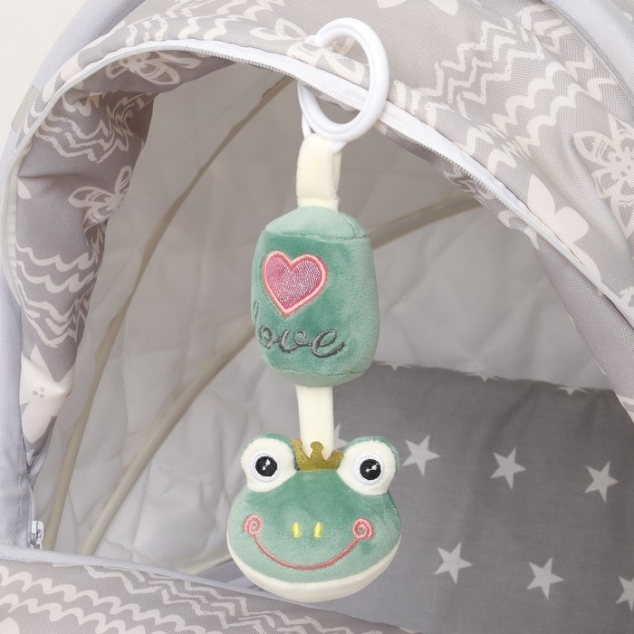 Подвеска - погремушка &laquo;Лягушастик&raquo;, на кроватку, коляску, Крошка Я