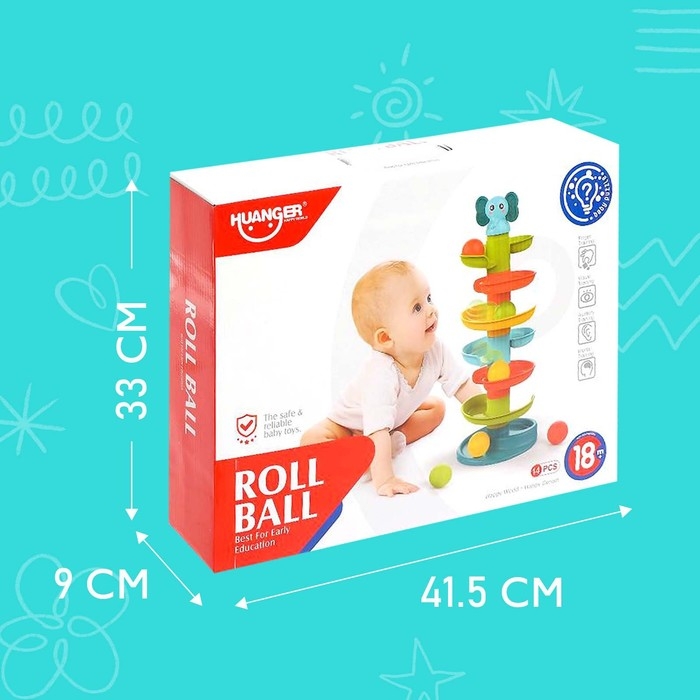 Пирамидка &laquo;Слоник&raquo;, 7 элементов