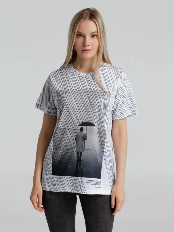 Футболка &laquo;Дождь&raquo;, размер M